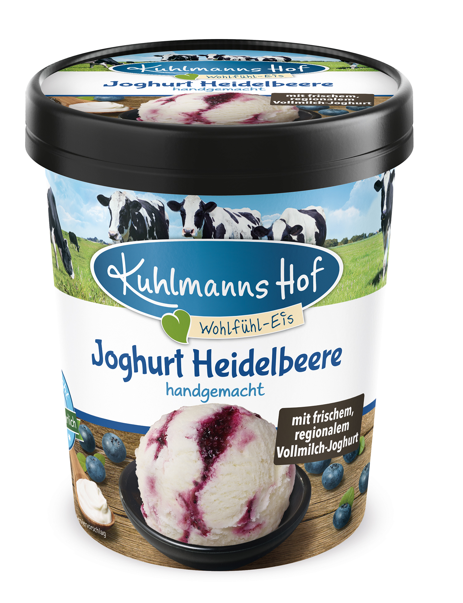 Joghurt-Eis Heidelbeere